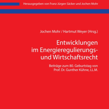 Entwicklungen im Energieregulierungs- und