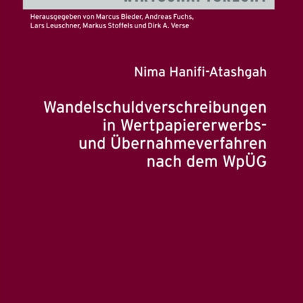 Wandelschuldverschreibungen in Wertpapiererwerbs-
