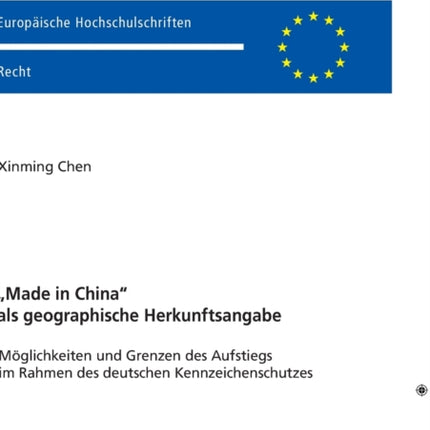 Made in China als geographische Herkunftsangabe: