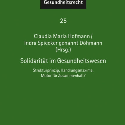 Solidaritaet im Gesundheitswesen: