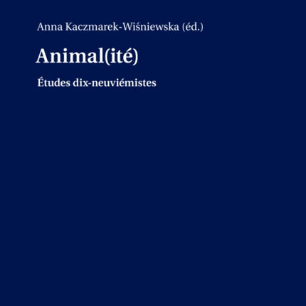 Animal(ité)