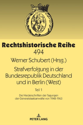 Strafverfolgung in der Bundesrepublik Deutschland