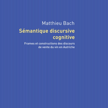 Sémantique discursive cognitive: Frames et