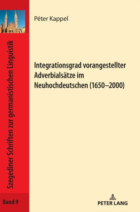 Integrationsgrad vorangestellter Adverbialsaetze