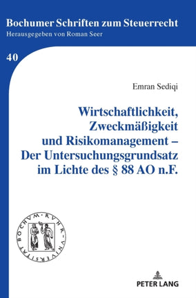 Wirtschaftlichkeit, Zweckmaeßigkeit und