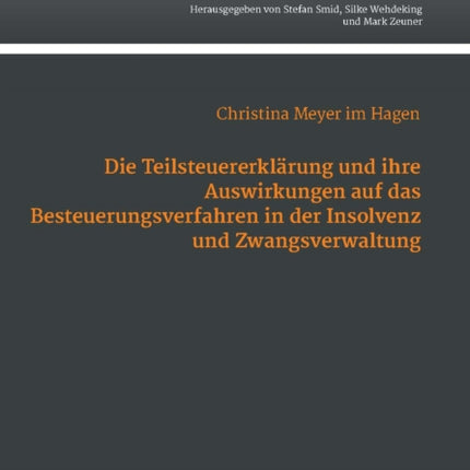 Die Teilsteuererklaerung und ihre Auswirkungen