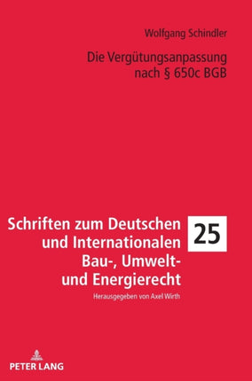 Die Verguetungsanpassung nach § 650c BGB