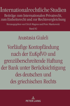 Vorlaeufige Kontopfaendung nach der EuKpfVO und