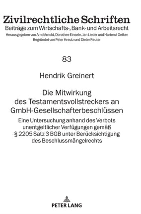 Die Mitwirkung des Testamentsvollstreckers an