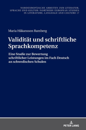 Validitaet und schriftliche Sprachkompetenz: Eine