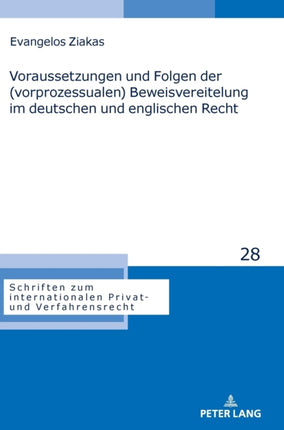 Voraussetzungen und Folgen der (vorprozessualen)