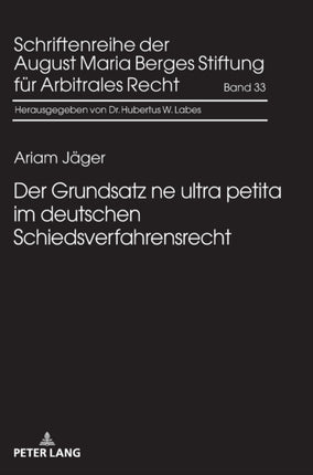 Der Grundsatz ne ultra petita im deutschen