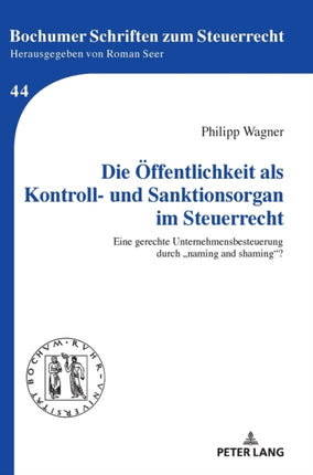 Die Oeffentlichkeit als Kontroll- und