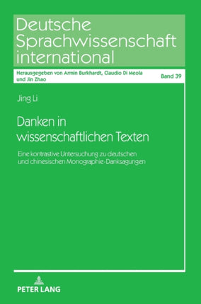 Danken in wissenschaftlichen Texten: Eine