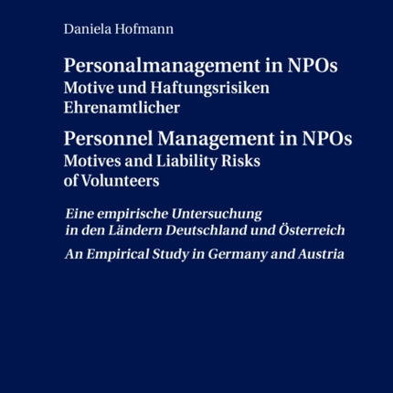 Personalmanagement in Npos Motive Und