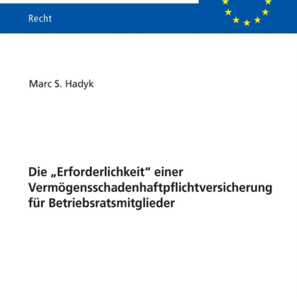 Die  Erforderlichkeit  einer