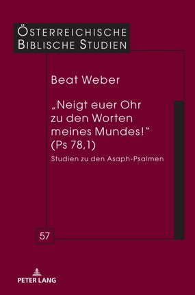 Neigt Euer Ohr Zu Den Worten Meines Mundes!  (PS