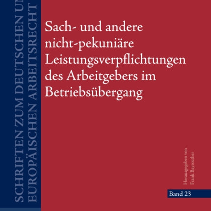 Sach- und andere nicht-pekuniaere