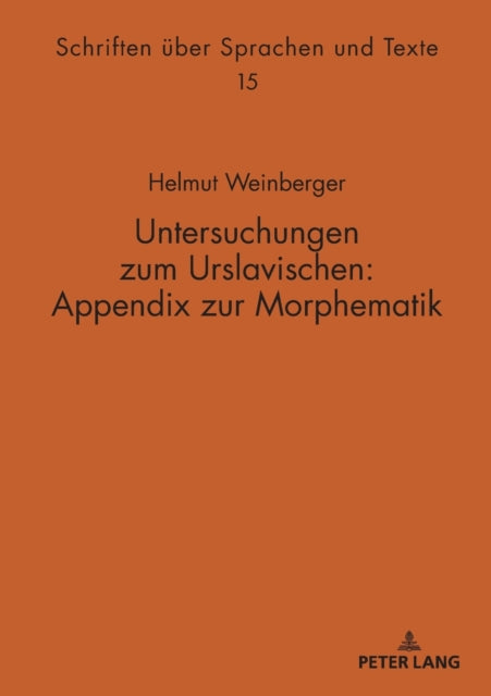 Untersuchungen zum Urslavischen: Appendix zur