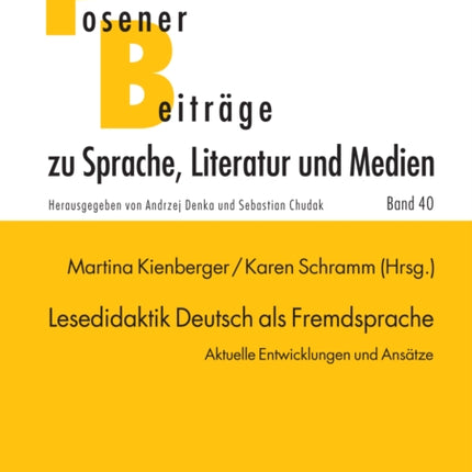 Lesedidaktik Deutsch ALS Fremdsprache: Aktuelle