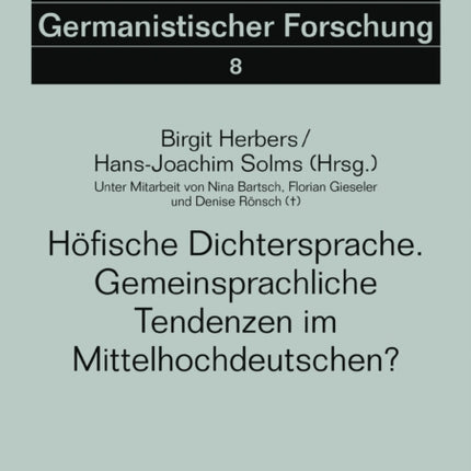 Hoefische Dichtersprache. Gemeinsprachliche