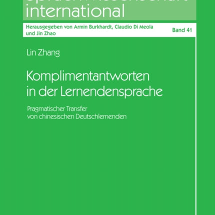 Komplimentantworten in der Lernendensprache