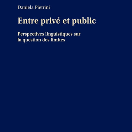 Entre prive et public