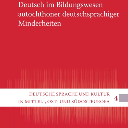 Deutsch im Bildungswesen autochthoner