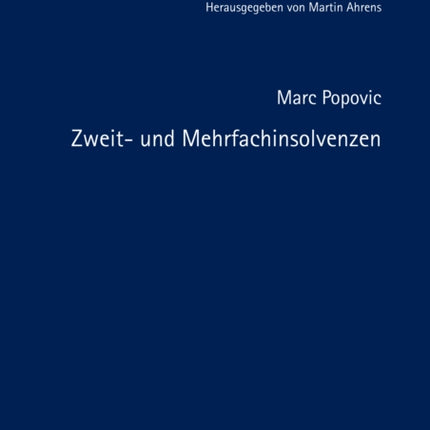 Zweit und Mehrfachinsolvenzen