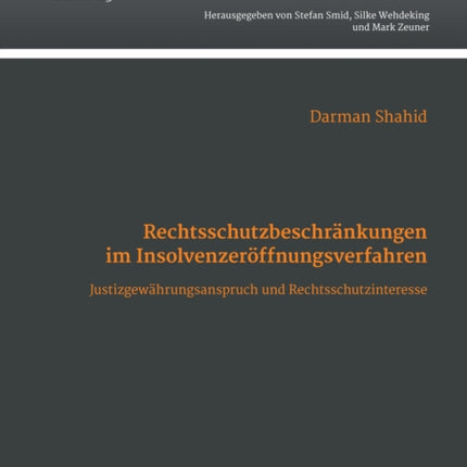 Rechtsschutzbeschraenkungen im