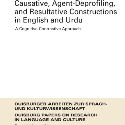 Causative AgentDeprofiling and Resultative