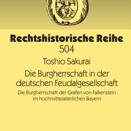 Die Burgherrschaft in der deutschen