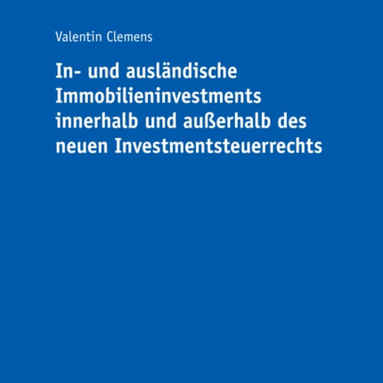 In und auslaendische Immobilieninvestments
