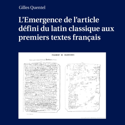 LEmergence de larticle défini du latin classique