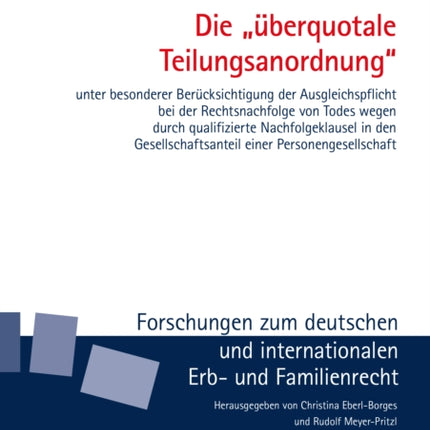 Die ueberquotale Teilungsanordnung