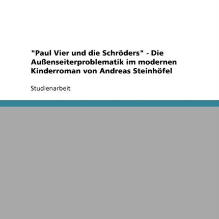 Paul Vier und die Schrders Die