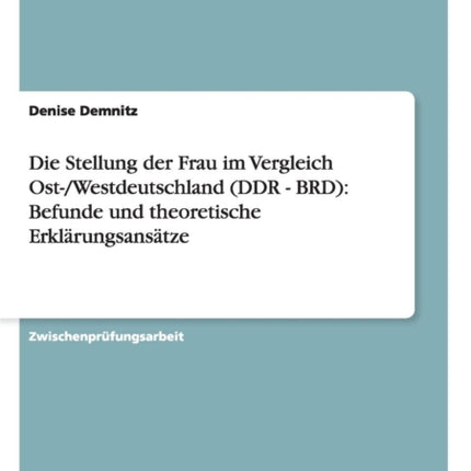 Die Stellung der Frau im Vergleich