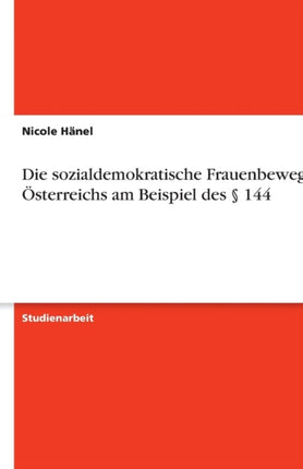 Die sozialdemokratische Frauenbewegung sterreichs