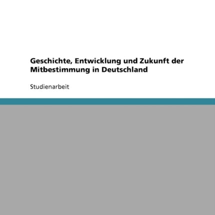 Geschichte Entwicklung und Zukunft der
