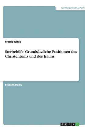 Sterbehilfe: Grundsätzliche Positionen des Christentums und des Islams