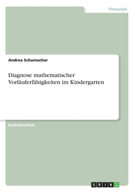 Diagnose mathematischer Vorluferfhigkeiten im Kindergarten