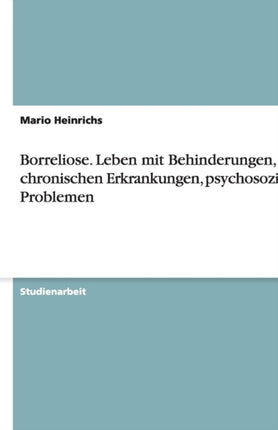 Borreliose Leben mit Behinderungen chronischen