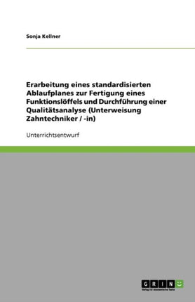Erarbeitung eines standardisierten Ablaufplanes