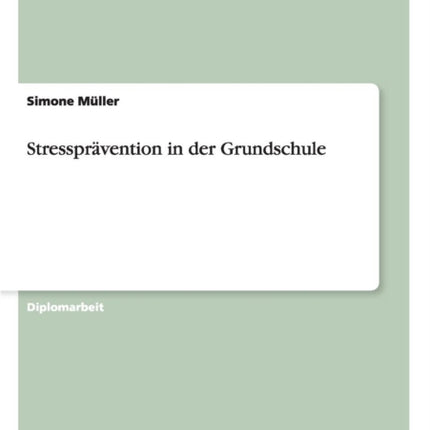 Stressprvention in der Grundschule