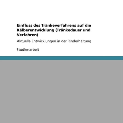 Einfluss des Trnkeverfahrens auf die