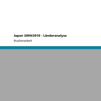 Japan 20092010  Lnderanalyse