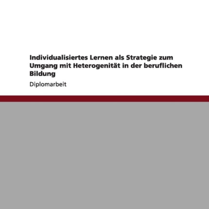 Individualisiertes Lernen ALS Strategie Zum