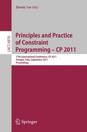 Principles and Practice of Constraint Programming