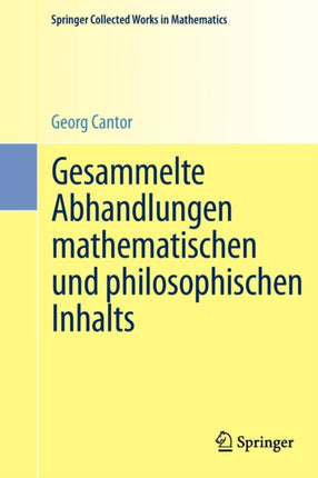 Gesammelte Abhandlungen mathematischen und