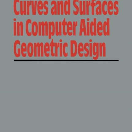 Curves and Surfaces in Computer Aided Geometric Design